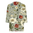 thumbnail image 3 of Cilsoka Womens Fitted Graphic T Shirts Trendy Flowy Tops for Women Long Sleeve Graphic Tees for Women V Neck Casual Blouses for Women Long Sleeve My Orders past Orders, 3 of 4