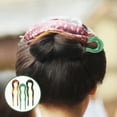 thumbnail image 2 of 3pcs French Pin Elegant Hair Forks Decorative U Shaped Hairpins for Buns, 2 of 7