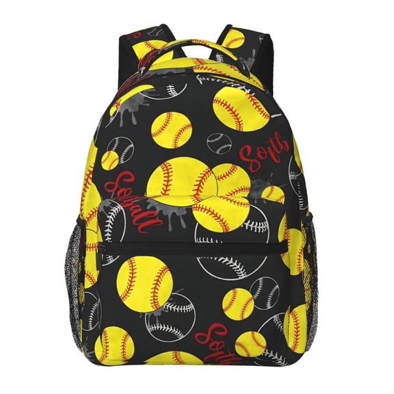 Softball Backpack Lightweight Rucksack Travel Bag for Men and Women