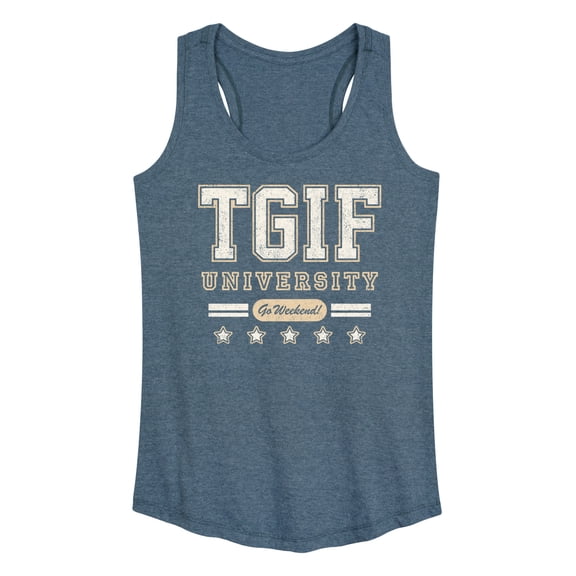 Instant Message - Tgif University - Women's Lightweight French Terry Pullover