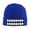 Blue, variant on Harlequin Winter Beanie Hats for Men Women Warm Cozy Knitted Cuffed Skull Cap Blue