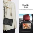 thumbnail image 5 of Case for Samsung Galaxy Tab A8 10.5 Inch 2022 with Screen Protector, 360 Degree Rotating Kickstand Hand Strap Heavy Duty Shockproof Cover with Shoulder Strap, Black, 5 of 7