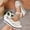 White, variant on KIJBLAE Women's Pearl-Embellished Wedge Sandals, Open Toe with Tassel Detail, Comfort Platform Footwear Black 36