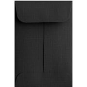 #1 Coin Envelopes (2 1/4 x 3 1/2) - Black Linen (500 Qty.)