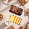 thumbnail image 2 of Grusce Meatloaf Pan and Toast Pan Kit Non-Stick Loaf Baking Pan with Drain Tray Carbon Steel Bread Loaf Pan Meatloaf Baking Pan Bread Baking Tin for Baking Toast Meatloaf, 2 of 5