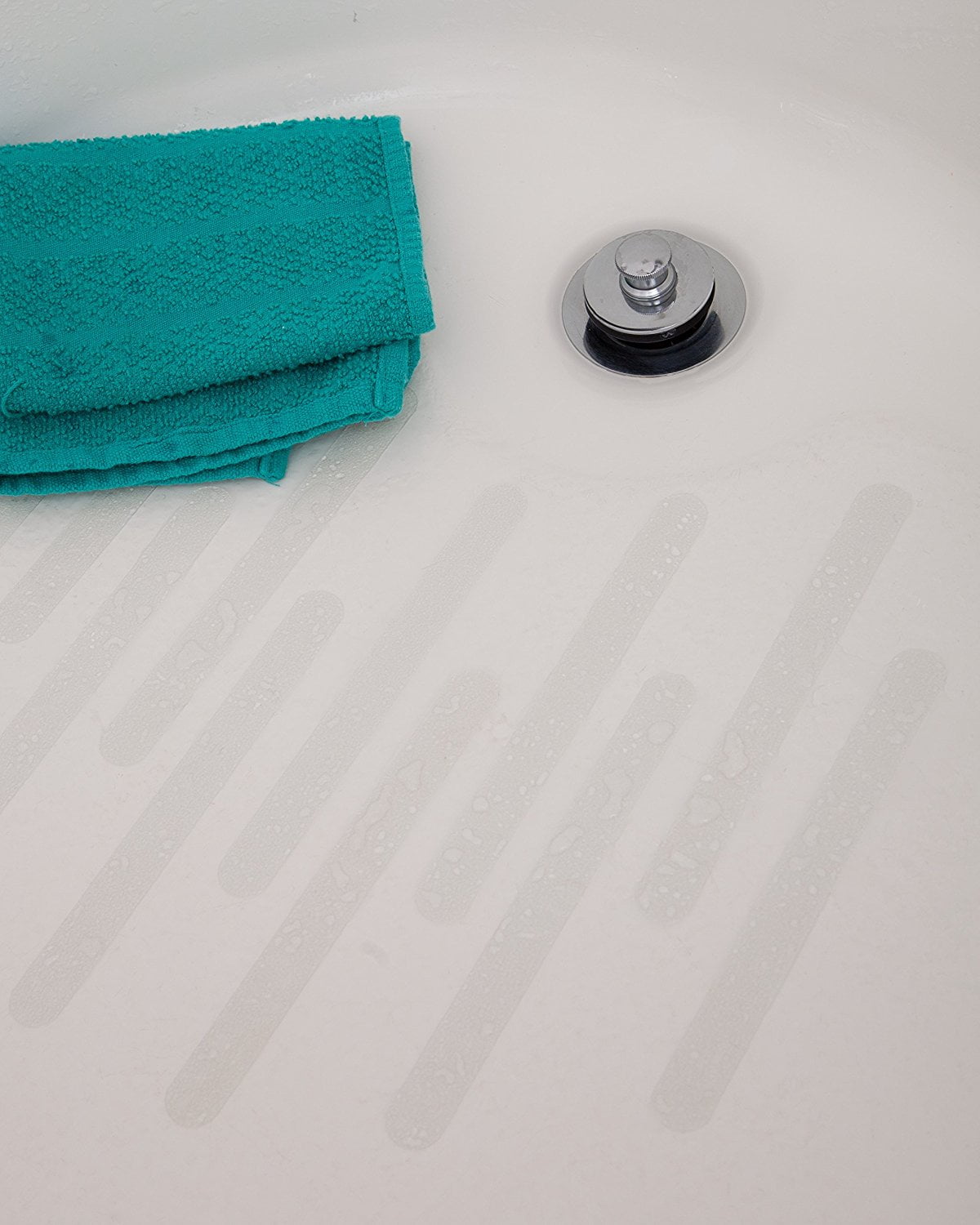 NonSlip Bathtub and Shower Adhesive Treads Clear 7 1/2 inch, 12