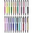 thumbnail image 1 of Bixzegg 24pcs Retractable Ballpoint Pen, Bling Stylus Pen, Crystal Diamond Screen Touch Pen, Capacitive Writing Pens, 1 of 5