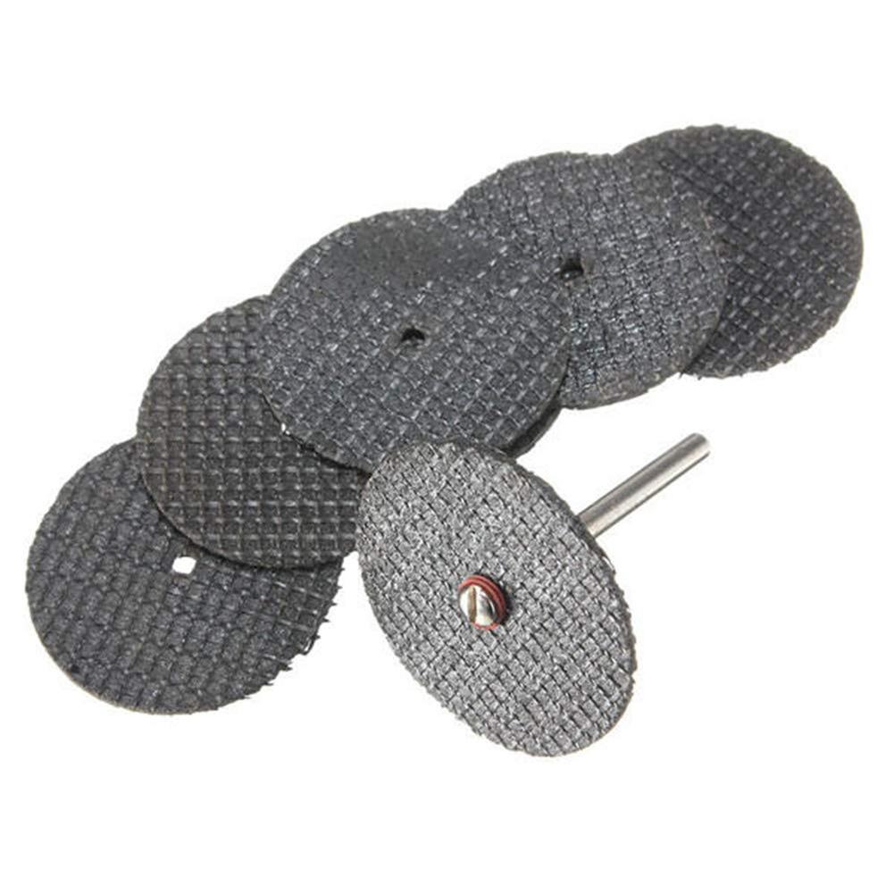 100Pcs 32mm Resin Cutting Disc with 3mm Shank Electric Rotary Tool Kit