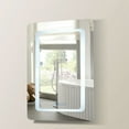 thumbnail image 2 of Bellaterra Home 24 in. Rectangular LED Bordered Illuminated Mirror with Bluetooth Speakers, 2 of 3