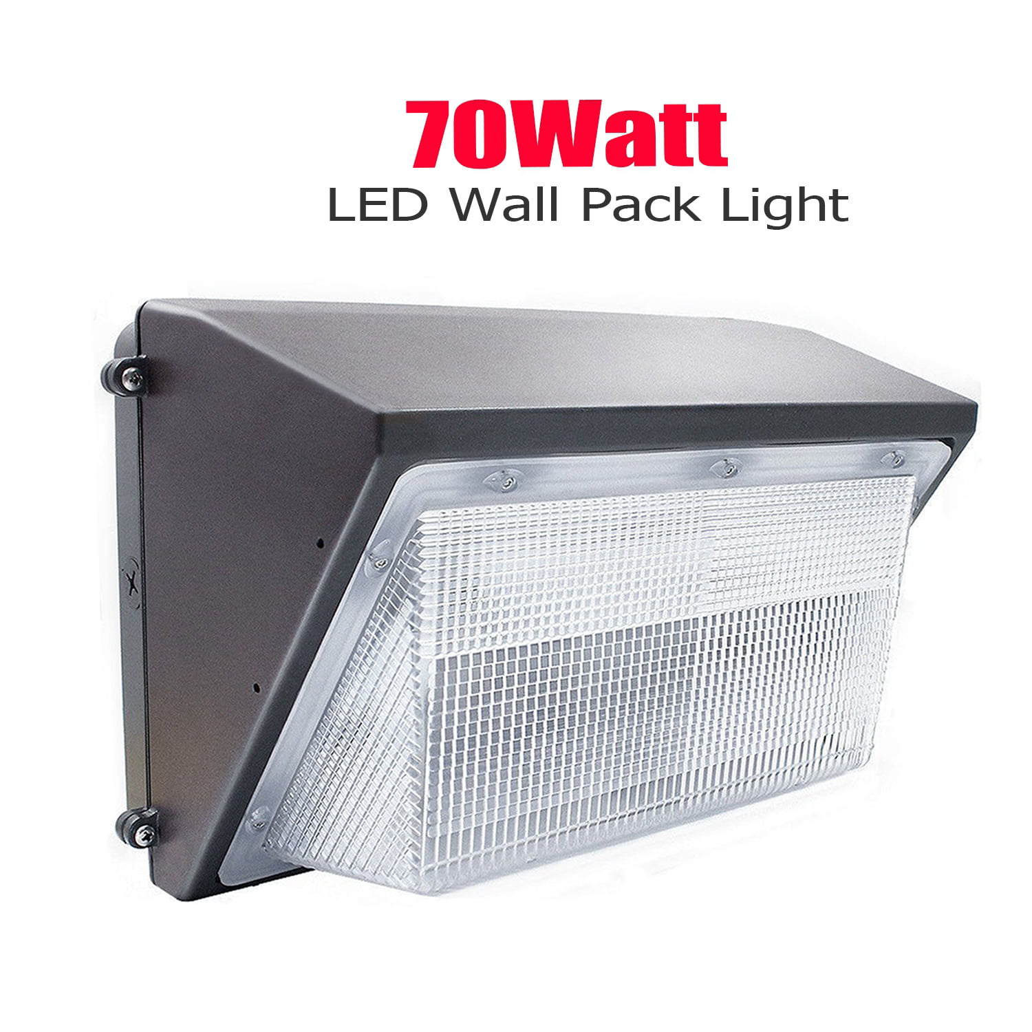 Commercial 80W LED Wall Pack Light 9600lm 5000K Waterproof IP65 UL Listed Outdoor