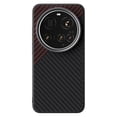 thumbnail image 2 of ABEEL For Xiaomi 15 Ultra Case Compatible with MagSafe Carbon Fiber Texture Back Cover - Black, 2 of 5