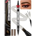 thumbnail image 1 of Bolígrafo para cejas Vevivia Lighting Magical 2 en 1, impermeable, negro y marrón, 1 of 7