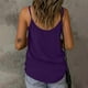 thumbnail image 4 of mfyjkho Camisetas Sin Mangas Para Mujer, Blusas De Color Liso Para Mujer Con Encaje, Patchwork, Escote En V Y Tirantes, Camisetas Sin Mangas De Moda Vestidos Maxi Para Mujer Xxxxl, 4 of 8