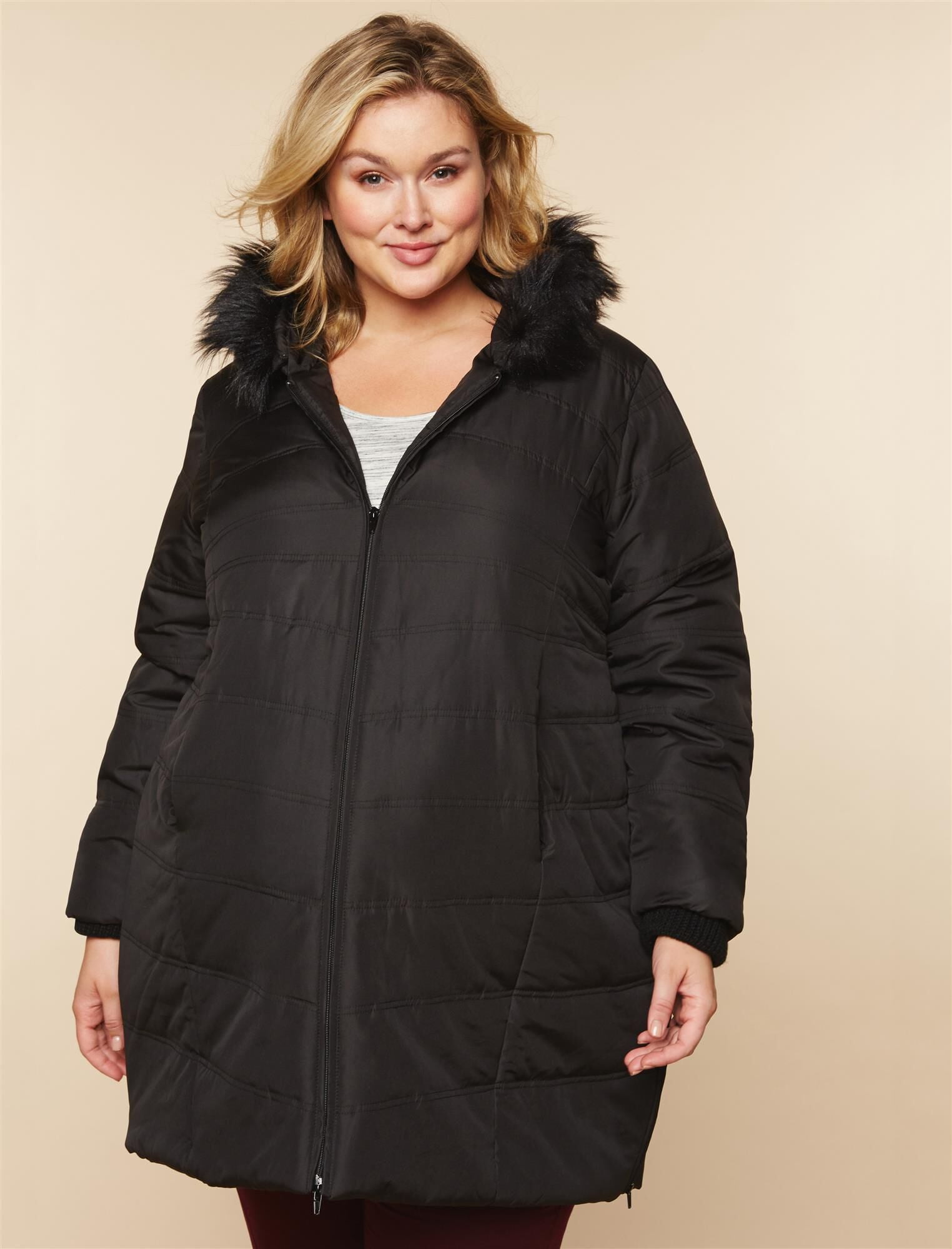 plus size maternity coat
