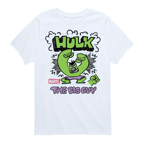 Marvel Hulk - The Big Guy - Toddler And Youth Short Sleeve Graphic T-Shirt