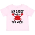 thumbnail image 3 of Inktastic Daddy Loves Me Childs Crab Boys or Girls Baby T-Shirt, 3 of 5