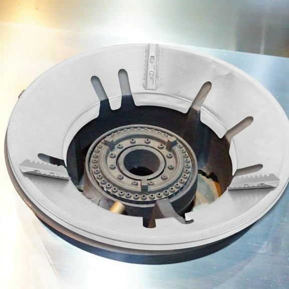 PBPBOX Wok Rack with Windproof Design and High Temperature Resistance for Cooking Silver Universal Fit for Most Gas Stove 2 Pieces