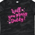 thumbnail image 4 of Inktastic Will You Marry Daddy Boys or Girls Toddler T-Shirt, 4 of 5