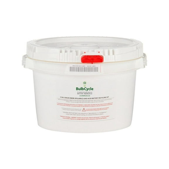 2 Gallon Lead Acid Battery Pail Recycling Kit (holds 35 lbs.)