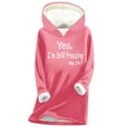 thumbnail image 2 of DPTALR Femmes Imprimé Numérique en Peluche et Épaissi à la Mode Casual à Manches Longues Sweat-Shirt Col Rond, 2 of 3