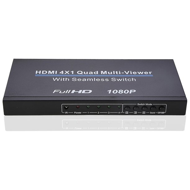 Convertidor de video HDMI cuádruple YONGSHENG 4x1 1080p enchufe estadounidense