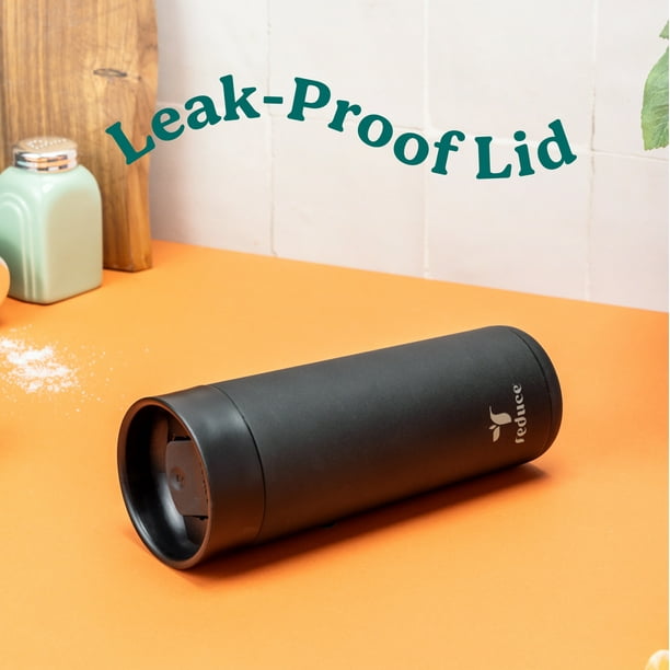 Reduce 16oz Perk One-Handed Coffee Tumbler, Sand Leopard Print