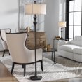 thumbnail image 2 of Uttermost Brazoria Steel and Polyester Floor Lamp in Oil Rubbed Bronze/Gold, 2 of 3