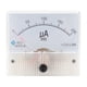 thumbnail image 1 of Medidor de corriente analógica 85C1 DC 50μa, 100μa, 200μa, 500μa, 20A Amperímetro para prueba de circuito Ampere Microamperímetro Probador 1 CC 0-200uA Soledad Medidor de amperios analógico de CC, 1 of 10