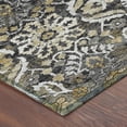 thumbnail image 3 of Addison Rugs Chantille Indoor/Outdoor Traditional Damask Black Machine Washable Rectangle Rug, 10' x 14', 3 of 8