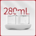 thumbnail image 4 of Yuarrent Humidificador USB Luz nocturna 280 ml Lámpara de respiración Difusor de aire Máquina humidificadora Rosa Humidificadores rosa, 4 of 6