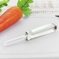 thumbnail image 5 of Vegetable Peeler，3pc Potato Peeler Fruit Vegetable Spud Speed Cutter Skin-peeler Planing Good Grip Peeler Makes Peeling Very Easy, 5 of 8