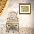 thumbnail image 3 of Vintage Maps 23x20 Gold Ornate Wood Framed with Double Matting Museum Art Print Titled - Lithuania 1778, 3 of 4