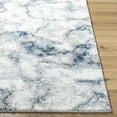 thumbnail image 4 of BoutiqueRugs Titan Contemporary Area Rug - Light Silver, Silver Gray, Metallic Silver - 5'3" x 7', 4 of 6