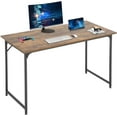 thumbnail image 1 of BestOffice FDW 47" Computer Desk, Modern Home Office Wood & Metal PC Table for Small Spaces, Study, Gaming Workstation Vintage Style, 1 of 7