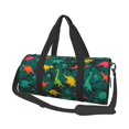thumbnail image 1 of Balery Colorful Dinosaurs Bolsa de Gimnasio para Mujeres y Hombres, Bolsa de Viaje Impermeable, Bolsa de Fin de Semana con Compartimento para Zapatos y Bolsillo Húmedo, 1 of 6