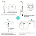 thumbnail image 6 of Aquaterior Single Handle Bathroom Vessel Sink Faucet Rv Lavatory Vanity Sink Mixer Tap Gold (CUPC NSF CEC), 6 of 13