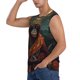 thumbnail image 3 of Fotbe Banana Leaf Meditating Gorilla Men's Camiseta sin Mangas Estampada para Hombres, Playera Casual para Gimnasio, Entrenamiento, Playa-Medium, 3 of 7