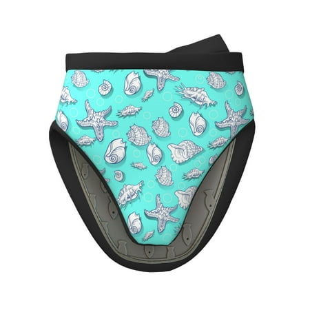 

Pofeuu Seashell And Starfish Print Thickened Mini Silicone Oven Mitts Heat Resistant Rubber Oven Mitt Gloves Finger Pinch Grips Pot Holder Silicone Potholder