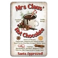 thumbnail image 1 of Mrs. Claus' Hot Chocolate Bar Sign - Christmas Decor Inch Size: 8 x 12 inches, 1 of 5