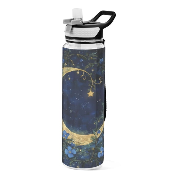 BZSMCE Sport Bottle Lunar Garden Outdoor sports Water Bottle Size: 10.4x3in