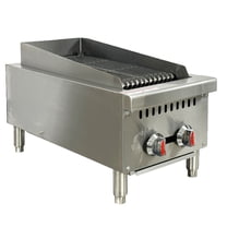 14 in. Commercial Broiler 40,000 BTU Countertop Restaurant Radiant Broiler NSF Certified, ETL