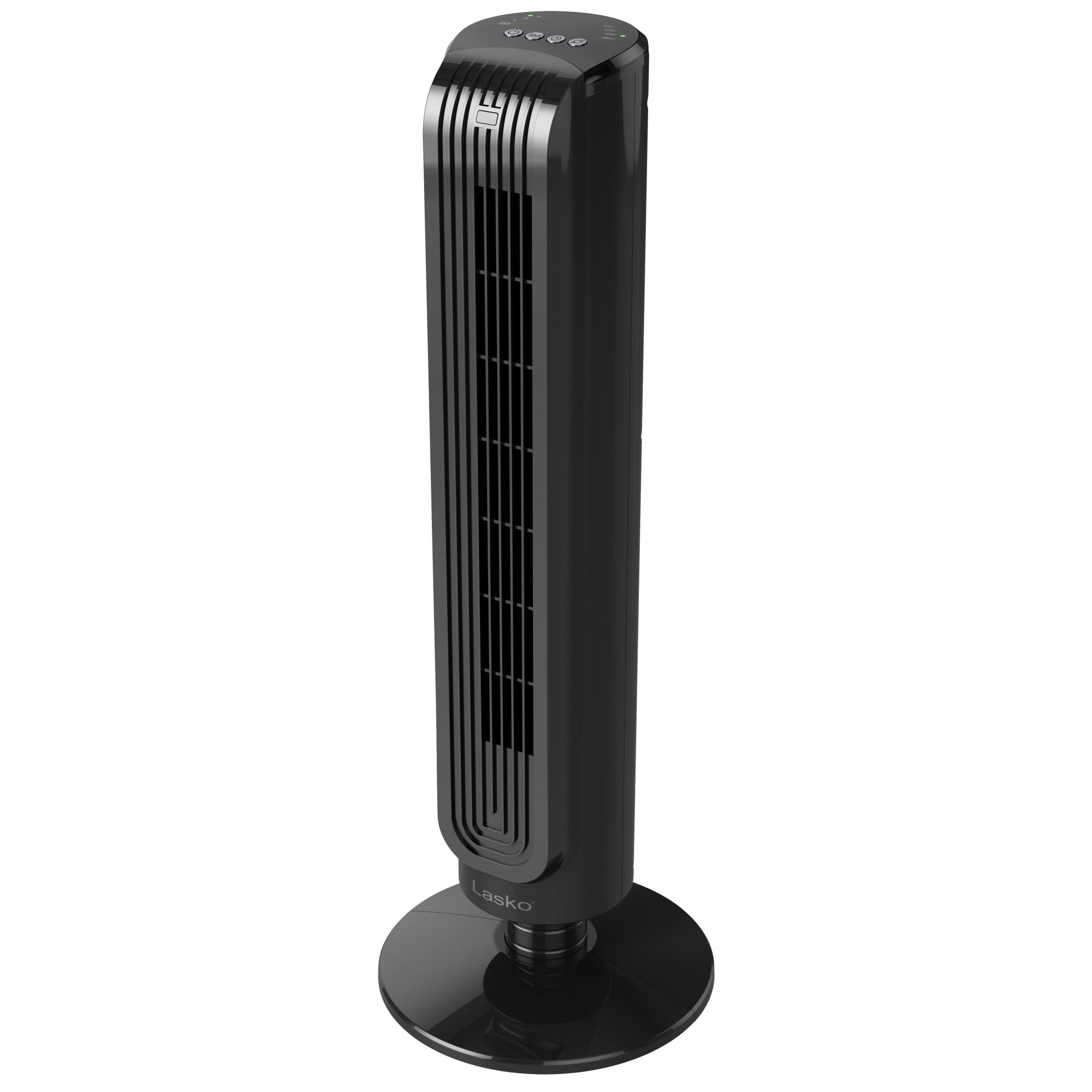 Lasko 32" 3-Speed Oscillating Remote Controlled Tower Fan, Black, T32202