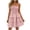 Pink, variant on Womens Summer Strapless Tube Mini Dress Smocked Ruffle A Line Flowy Cocktail Dress Vacation Beach Sundress