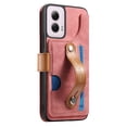 thumbnail image 5 of Compatible with Moto G Power 5G 2024 Wallet Case with RFID Blocking Card Holder,With Wrist Strap Kickstand, PU Leather Flip Case with Magnetic Closure, Shockproof Interior Protective Cover,Pink, 5 of 16