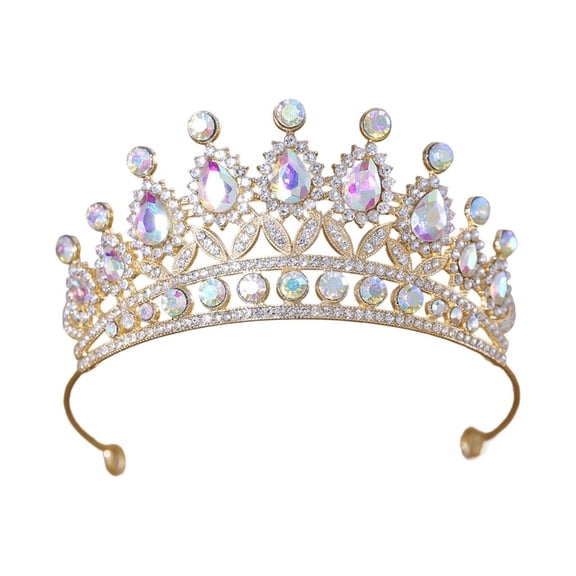 YIEMEEN Elegant Silver Tiaras with Designs for Bridal Hair Jewelry Prom Queen Costumes