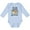 AE-Light Blue, variant on Inktastic My Big Cousin Loves Me with Sloth and Hearts Boys or Girls Long Sleeve Baby Bodysuit