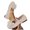 Beige, variant on Women's Flat Shoes, Non-slip T-Strap Comfortable Soft Sole Round Toe Party Shoes Black Size 6.5