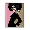 thumbnail image 2 of Stupell Industries Female Glam Fashion Vintage Pop Patterned Scarf Portrait, 24 x 30,Design by Mercedes Lopez Charro, 2 of 5