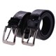 thumbnail image 3 of Cinturones de cuero para hombres Yuyangstore Correa de la cintura de la hebilla del Pin Negro, 3 of 8