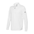 thumbnail image 3 of Adidas Mens Lightweight Quarter-Zip Pullover, L, White, 3 of 6
